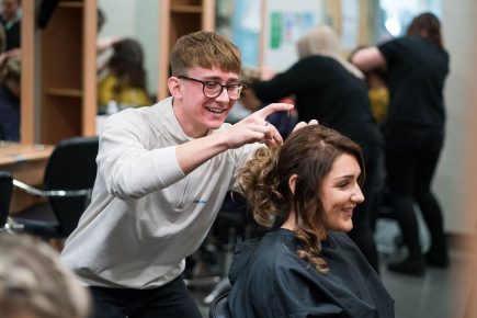West End stylists inspire York hair and beauty students