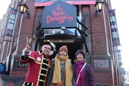 Naked dancing and goody bags mark the moment York Dungeon welcomes its FIVE MILLIONTH customer