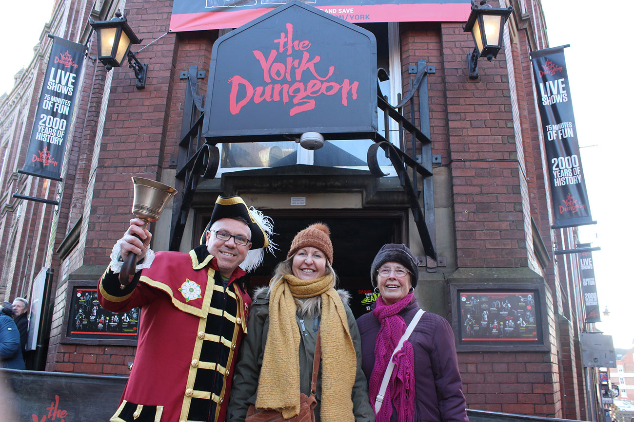 Naked dancing and goody bags mark the moment York Dungeon welcomes its FIVE MILLIONTH customer