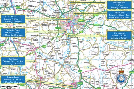 Hunt to find ‘suspicious’ Audi – spotted near to seven burglaries in two days around York