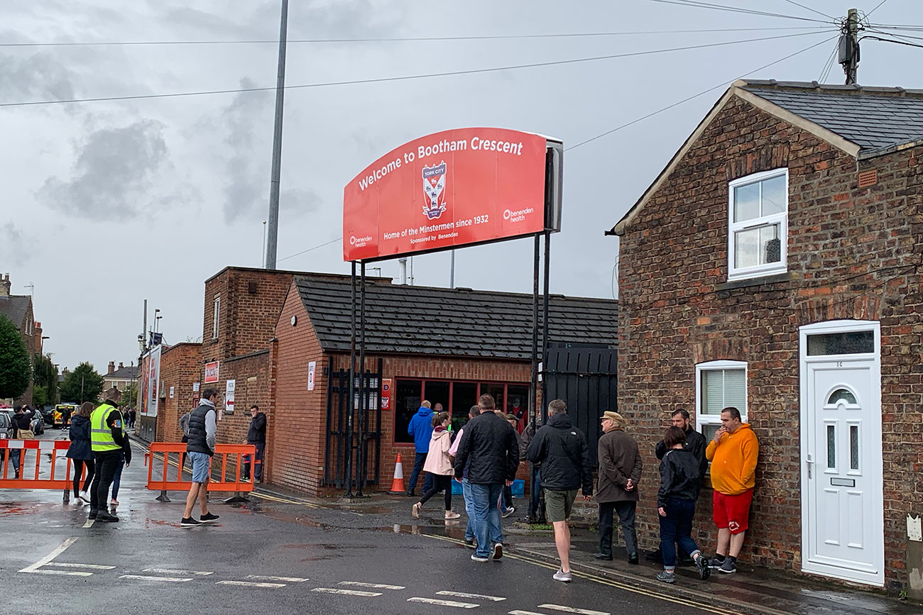 York City prepare Bootham Crescent to welcome back fans