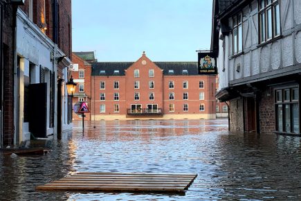 Pictures: Here’s the river in York city centre today, after it reached highest level for five years