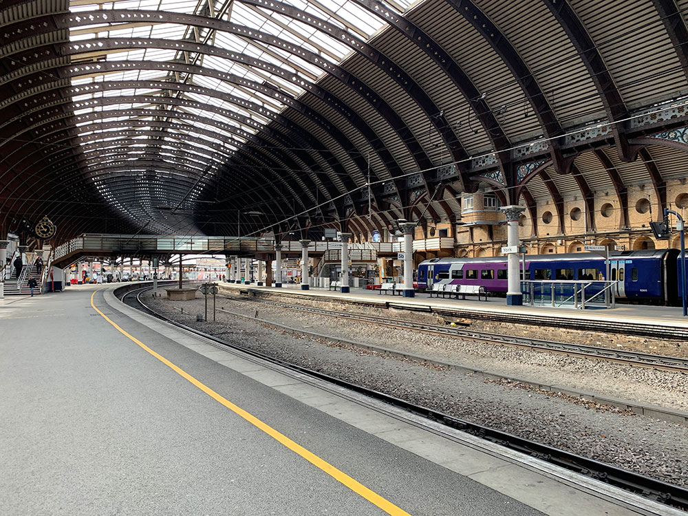 Watch: York Station turns into a ‘ghost town’ as coronavirus takes hold
