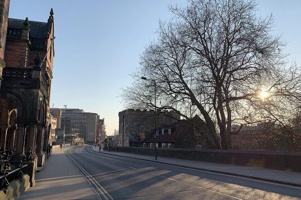 The sun sets on York’s first week in lockdown