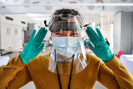 York NHS workers are wearing goggles from B&Q because of a lack of proper protective equipment