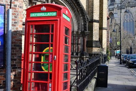 This York phone box can now save lives