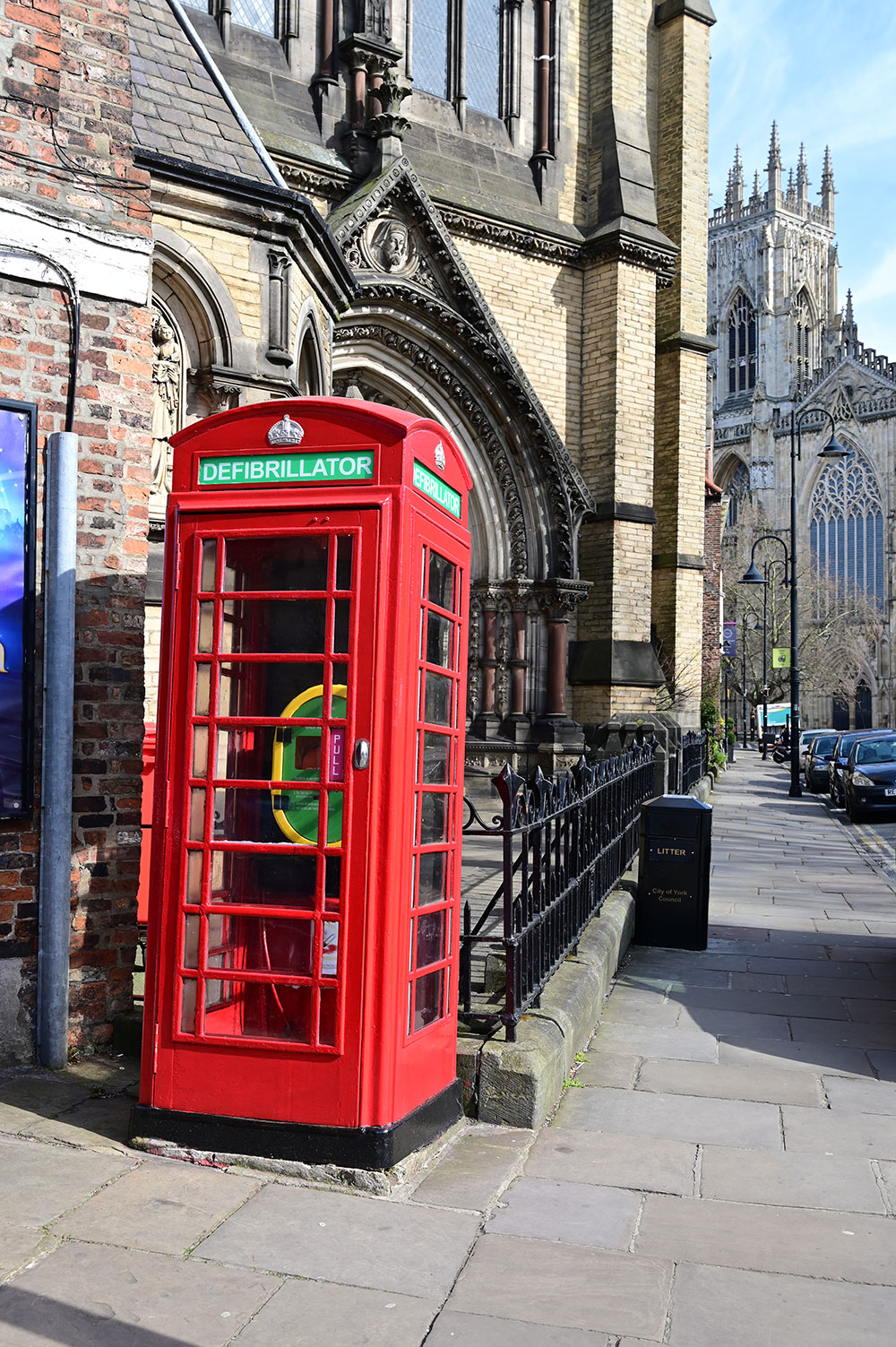 This York phone box can now save lives