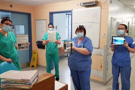 York coronavirus patients can now enjoy virtual family visits – thanks to donated iPads