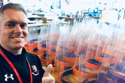 ‘So happy and proud’: York secondary school makes 150 safety visors for NHS staff