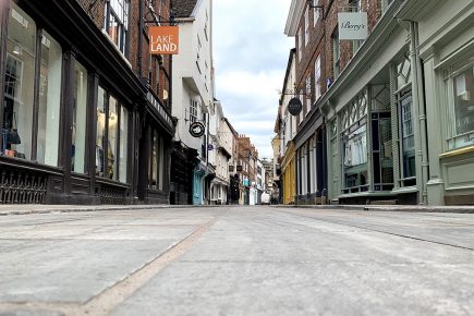 York city centre records the quietest day since records began