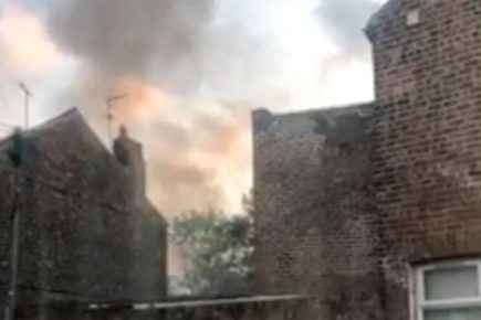 Video: Fire on Bishopthorpe Road, York