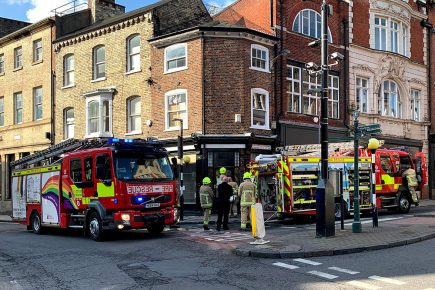 Pictures: Fire at York city centre shop closes street