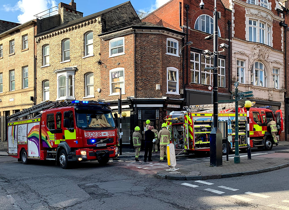 Pictures: Fire at York city centre shop closes street