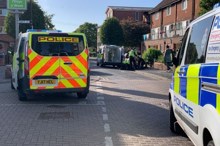 Police operation on York street – Officers tackle man to the ground in front of shocked residents