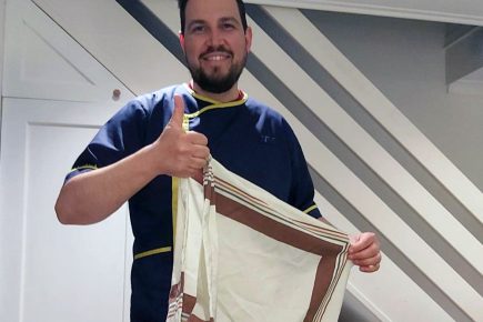 Volunteers make hundreds of wash bags for frontline workers