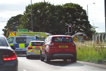Updated: Three people rescued from car after accident blocks busy York junction
