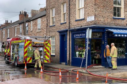 Another water main bursts in York – and floods shop