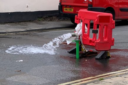 Updated: Gillygate to stay closed all day – but the water is back on