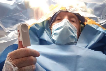‘I really enjoyed my brain surgery,’ says York patient, who sent selfies during five-hour operation