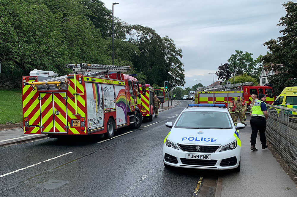 Police praise ‘immense bravery’ of officer who entered the water on river rescue mission