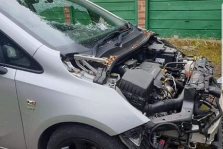 York couple’s shock as thieves strip their car overnight