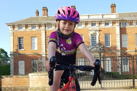 Six-year-old super cyclist takes 50-mile ride in her stride