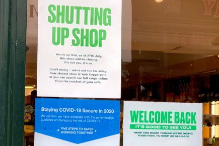 Shop closes on Stonegate