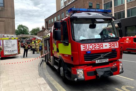 Six fire crews tackle incident in York city centre