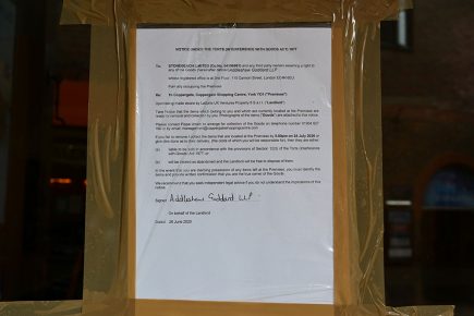 York cake shop won’t be reopening