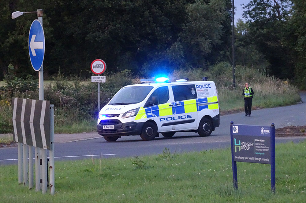 Updated: Accident involving fire service vehicle closed York road