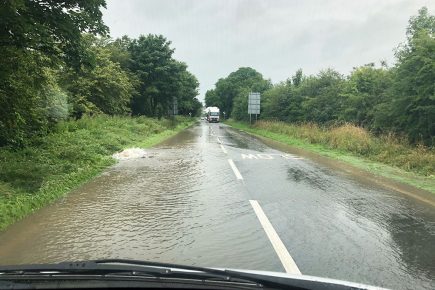 Main York road flooded after water main burst