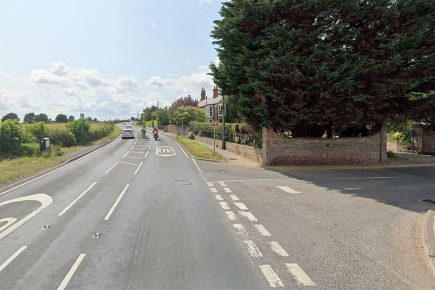 Newborn baby in vehicle which crashed near York