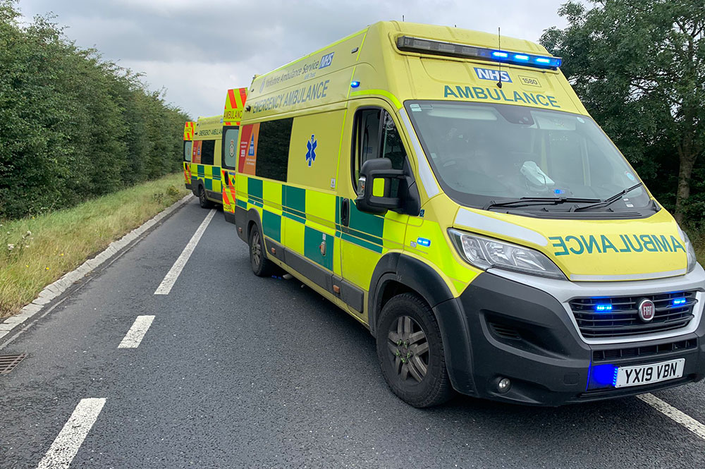 Four-vehicle crash on York outer ring road