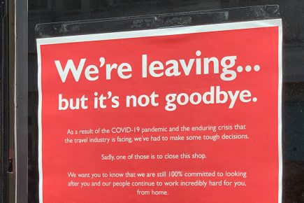 City centre shop closes, blaming the coronavirus pandemic