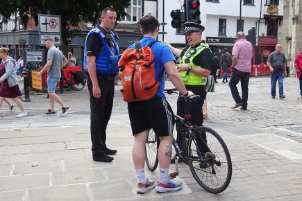 York enforcers crack down on footstreet cyclists after numerous complaints