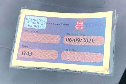 Residents of one area of York might soon get free parking permits