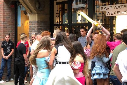 Police intervene as crowds of young people gather in York city centre