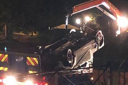 Drink-driving investigation launched after car river plunge
