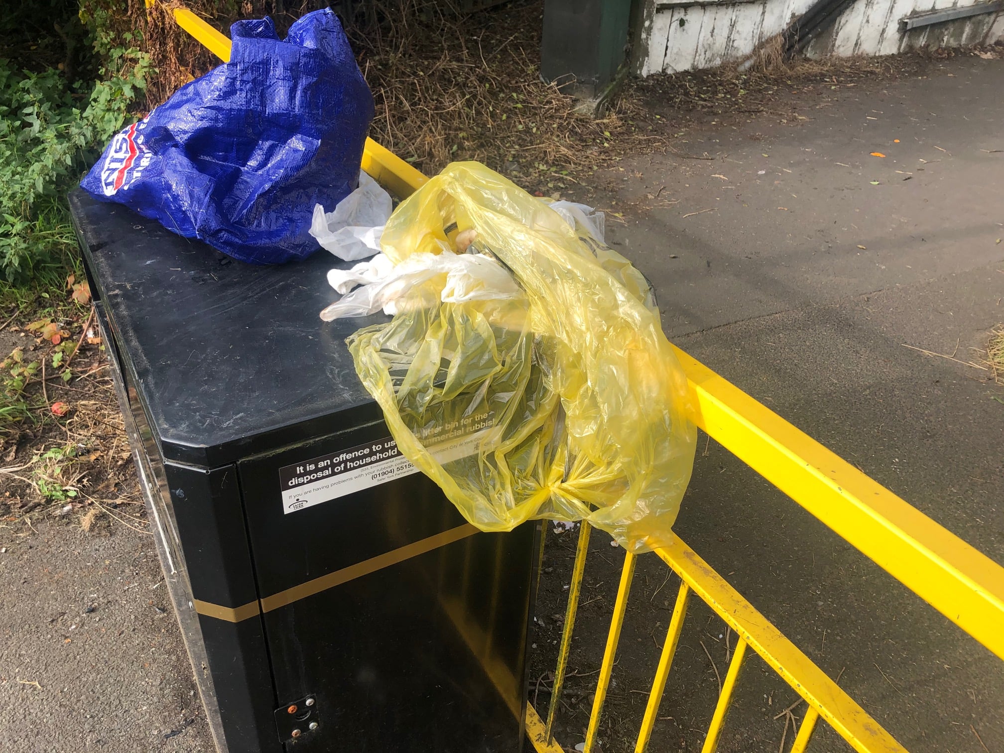 Clinical waste – including a bottle of urine – dumped at York nature reserve