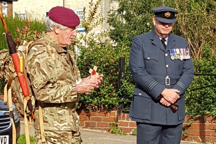 Former paratrooper walks 11 miles to lay cross on ‘York’s unluckiest street’