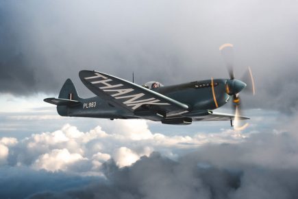 The NHS Spitfire is back today! Here’s when it is due over York