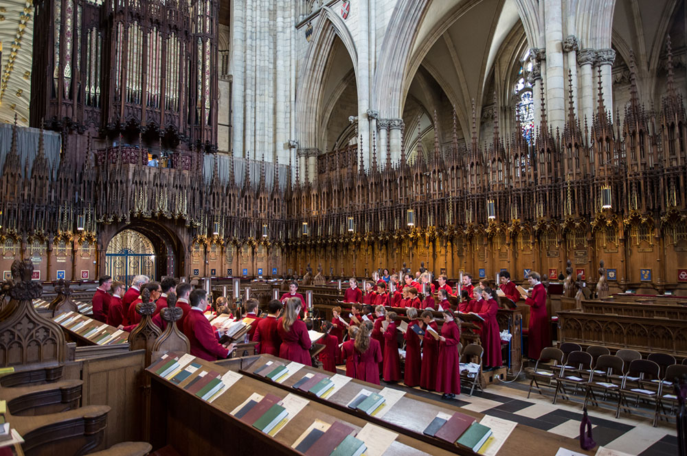 Singing returns to York Minster – with three world premieres