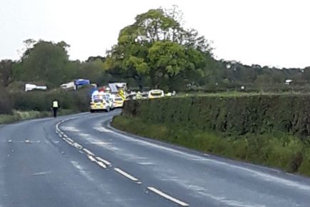 Updated: Fire crews cut man free from wreckage of three-vehicle crash near York