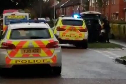 Video captures armed police on York street