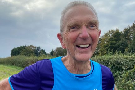 Magnificent Derek, 80, completes seventh charity marathon