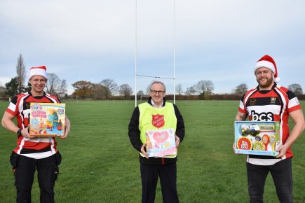 York rugby club teams up with the Sally Army for Christmas toys appeal