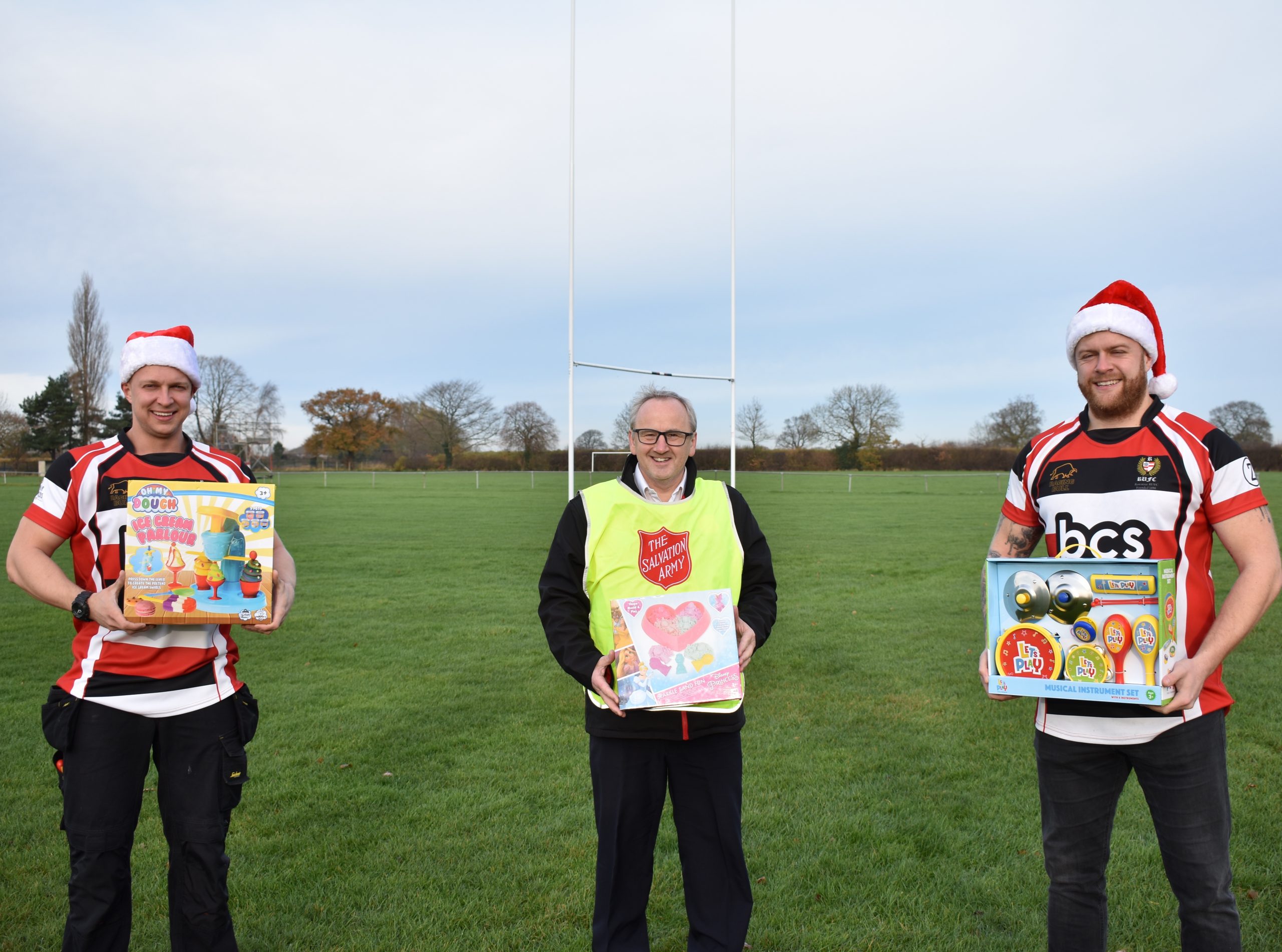 York rugby club teams up with the Sally Army for Christmas toys appeal