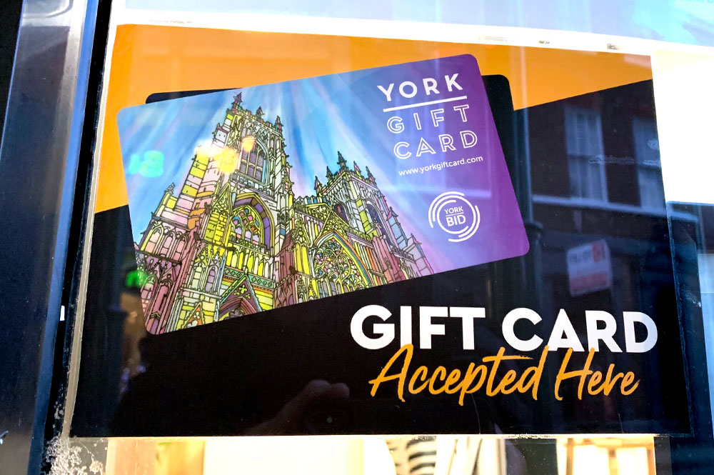 Revealed: The top five spending locations for the York Gift Card