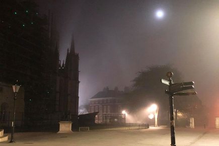 These photos of York in the fog make it look like the set of a particularly spooky horror film