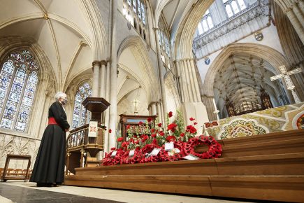 Pictures: York Minster pays silent tribute to the war dead on Armistice Day